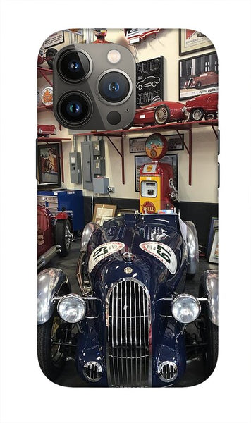 Classic Car Showroom Display MG - Phone Case