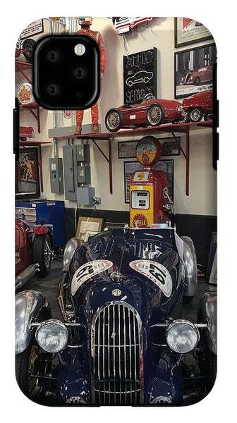 Classic Car Showroom Display MG - Phone Case