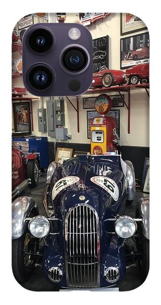 Classic Car Showroom Display MG - Phone Case