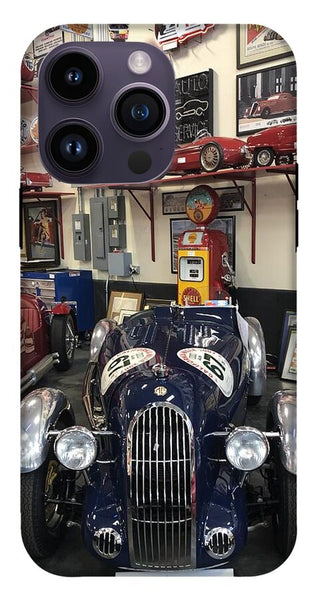 Classic Car Showroom Display MG - Phone Case