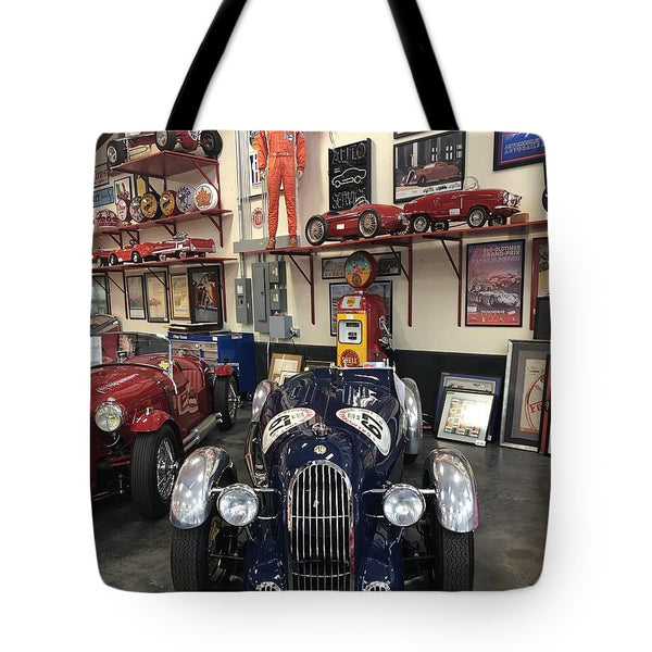 Classic Car Showroom Display MG - Tote Bag