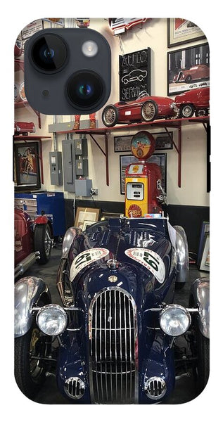 Classic Car Showroom Display MG - Phone Case