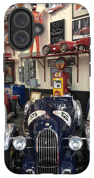 Classic Car Showroom Display MG - Phone Case