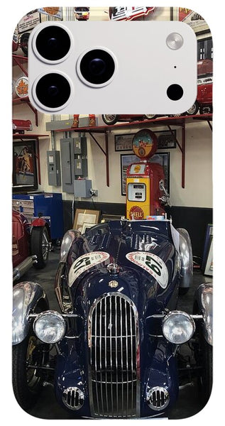 Classic Car Showroom Display MG - Phone Case