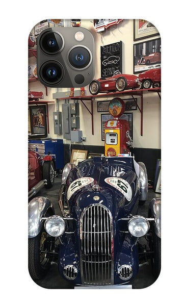 Classic Car Showroom Display MG - Phone Case