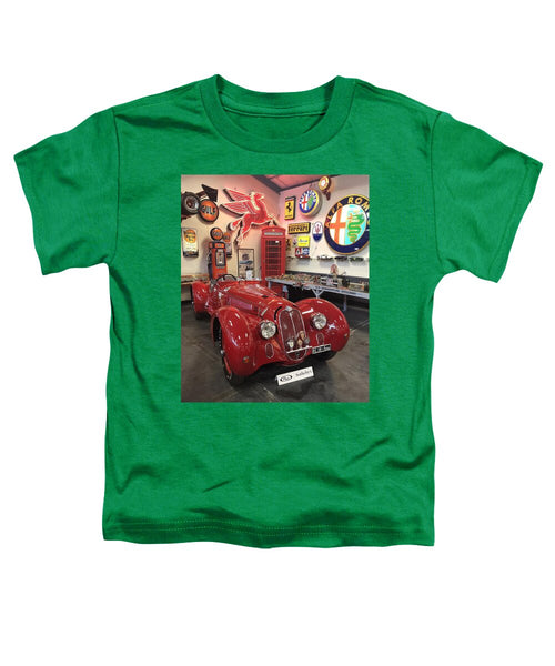 Classic Red Vintage Alfa Romeo - Toddler T-Shirt