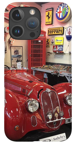 Classic Red Vintage Alfa Romeo - Phone Case