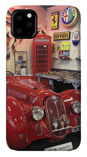Classic Red Vintage Alfa Romeo - Phone Case