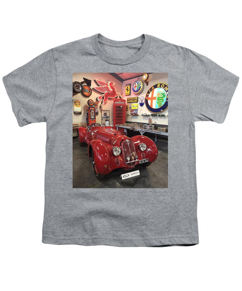 Classic Red Vintage Alfa Romeo - Youth T-Shirt