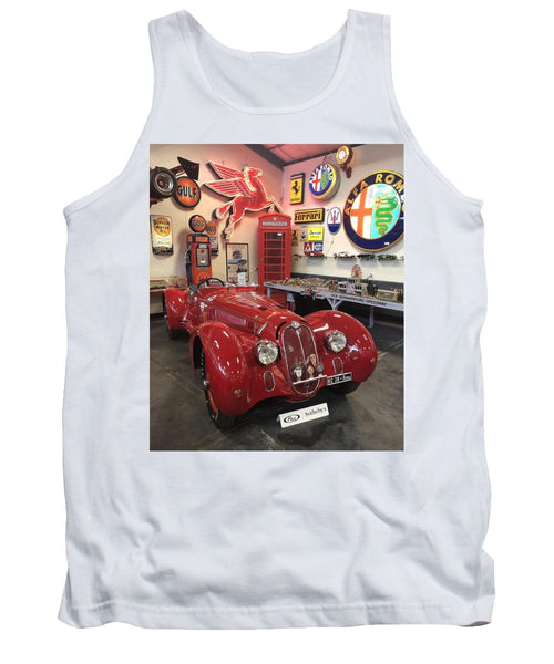 Classic Red Vintage Alfa Romeo - Tank Top