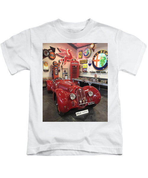 Classic Red Vintage Alfa Romeo - Kids T-Shirt