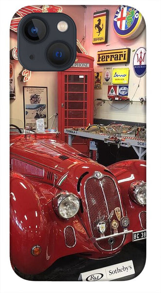 Classic Red Vintage Alfa Romeo - Phone Case