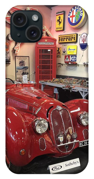 Classic Red Vintage Alfa Romeo - Phone Case