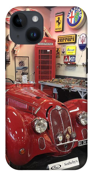 Classic Red Vintage Alfa Romeo - Phone Case