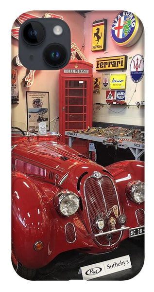 Classic Red Vintage Alfa Romeo - Phone Case