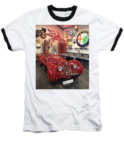 Classic Red Vintage Alfa Romeo - Baseball T-Shirt