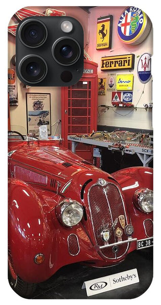 Classic Red Vintage Alfa Romeo - Phone Case