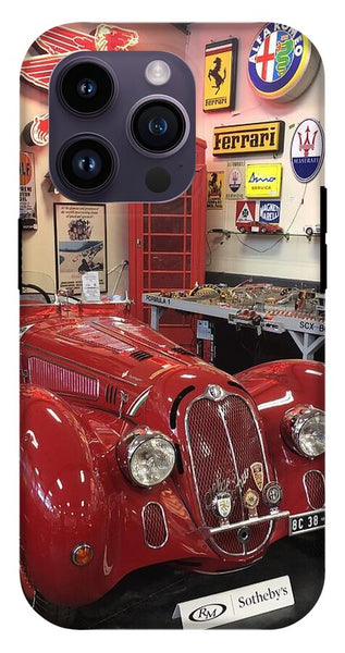 Classic Red Vintage Alfa Romeo - Phone Case