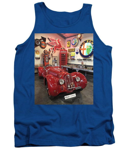 Classic Red Vintage Alfa Romeo - Tank Top