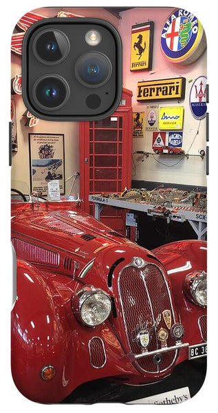 Classic Red Vintage Alfa Romeo - Phone Case