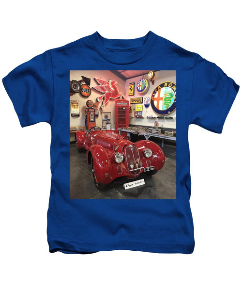 Classic Red Vintage Alfa Romeo - Kids T-Shirt