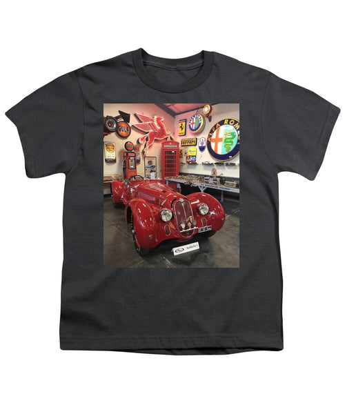 Classic Red Vintage Alfa Romeo - Youth T-Shirt