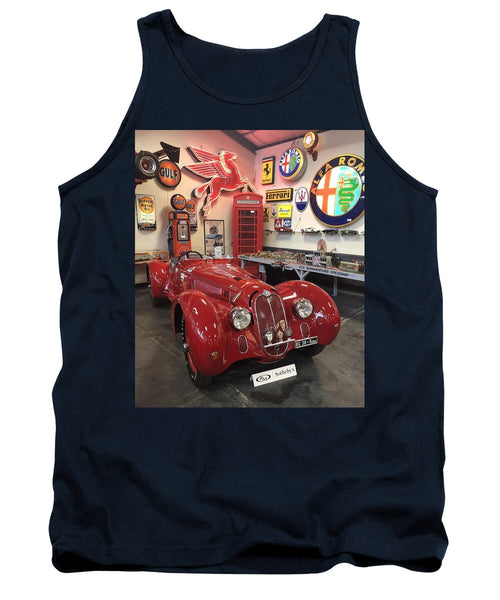 Classic Red Vintage Alfa Romeo - Tank Top