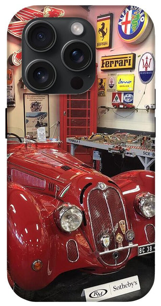 Classic Red Vintage Alfa Romeo - Phone Case