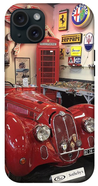 Classic Red Vintage Alfa Romeo - Phone Case