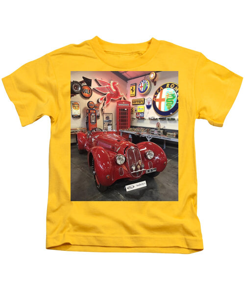 Classic Red Vintage Alfa Romeo - Kids T-Shirt