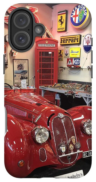 Classic Red Vintage Alfa Romeo - Phone Case