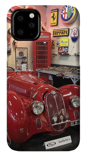 Classic Red Vintage Alfa Romeo - Phone Case
