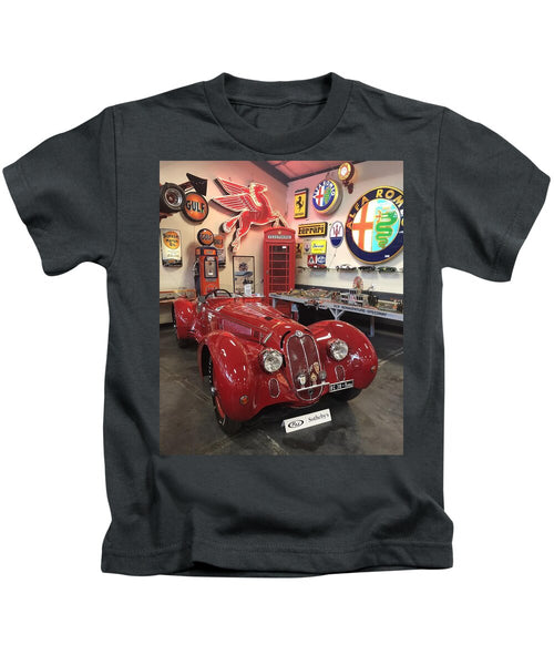 Classic Red Vintage Alfa Romeo - Kids T-Shirt