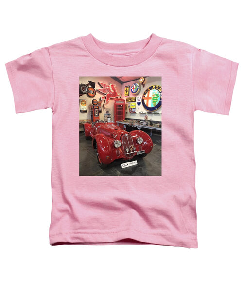 Classic Red Vintage Alfa Romeo - Toddler T-Shirt