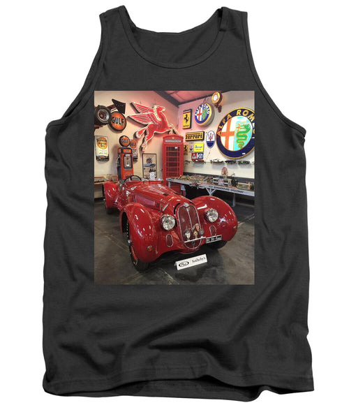 Classic Red Vintage Alfa Romeo - Tank Top