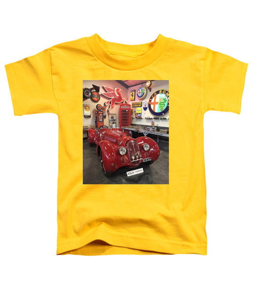 Classic Red Vintage Alfa Romeo - Toddler T-Shirt
