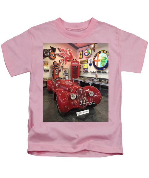 Classic Red Vintage Alfa Romeo - Kids T-Shirt