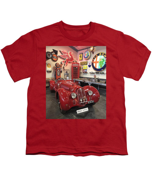 Classic Red Vintage Alfa Romeo - Youth T-Shirt