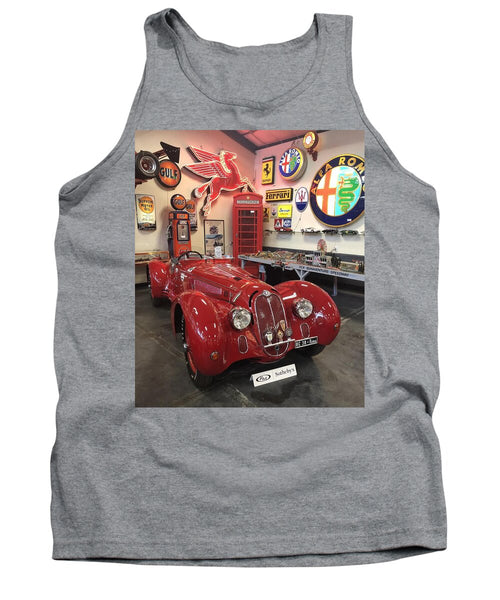 Classic Red Vintage Alfa Romeo - Tank Top