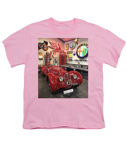 Classic Red Vintage Alfa Romeo - Youth T-Shirt