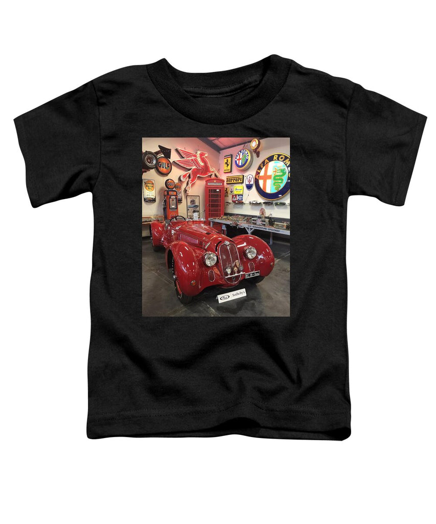 Classic Red Vintage Alfa Romeo - Toddler T-Shirt