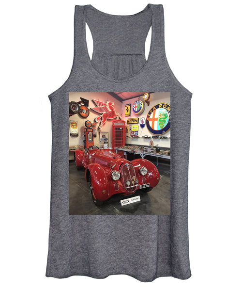 Classic Red Vintage Alfa Romeo - Women's Tank Top