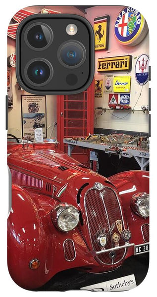 Classic Red Vintage Alfa Romeo - Phone Case