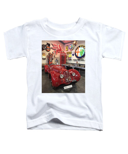 Classic Red Vintage Alfa Romeo - Toddler T-Shirt