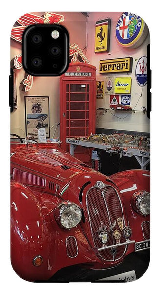 Classic Red Vintage Alfa Romeo - Phone Case