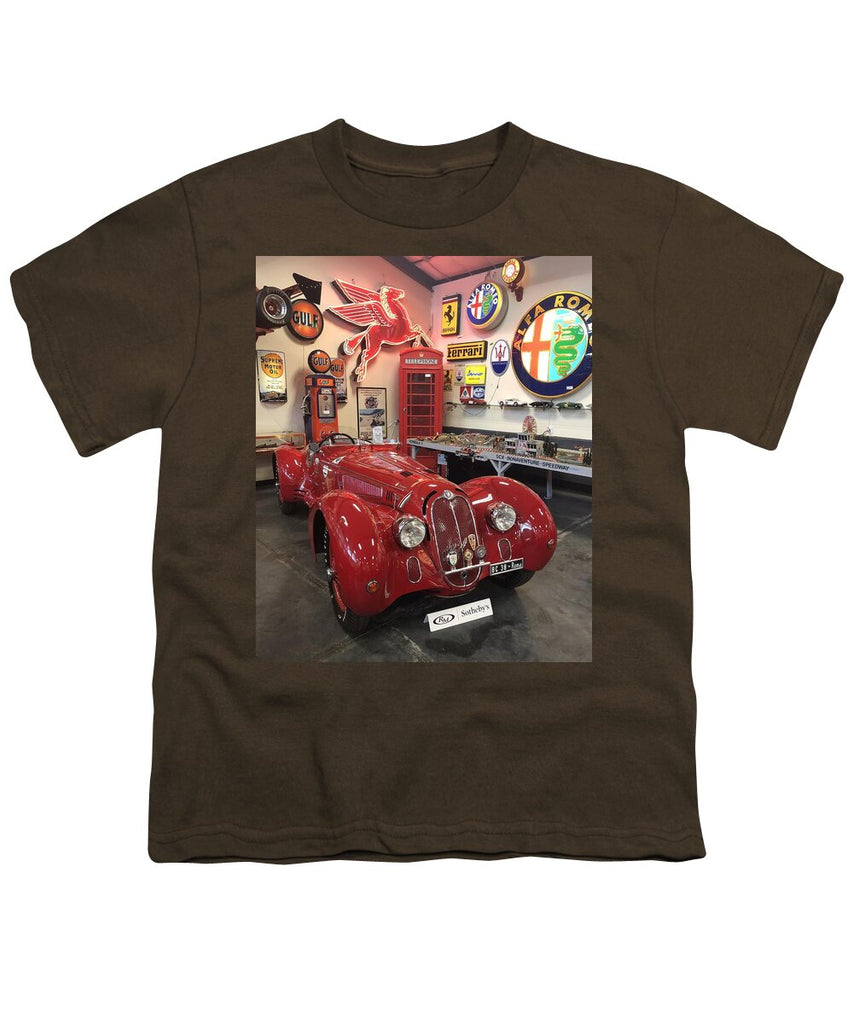 Classic Red Vintage Alfa Romeo - Youth T-Shirt