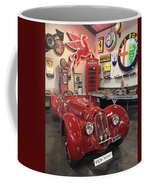 Classic Red Vintage Alfa Romeo - Mug