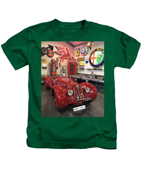 Classic Red Vintage Alfa Romeo - Kids T-Shirt