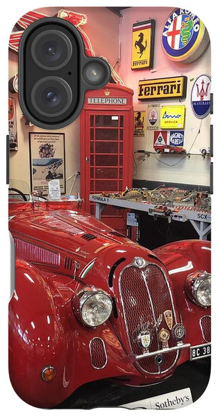 Classic Red Vintage Alfa Romeo - Phone Case