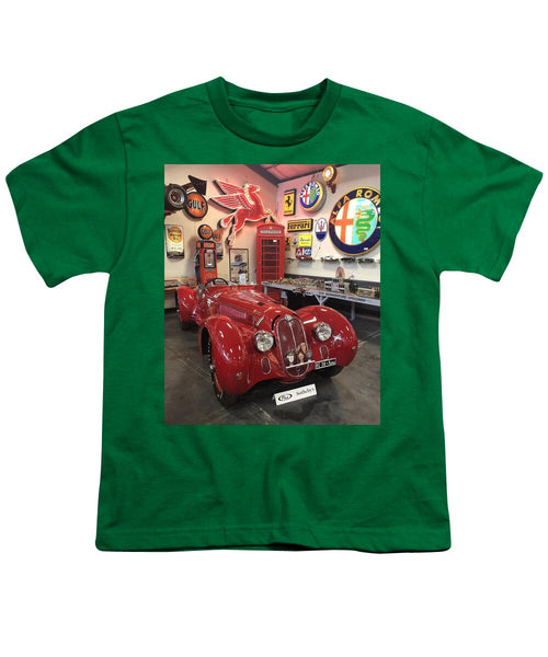 Classic Red Vintage Alfa Romeo - Youth T-Shirt